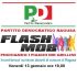 Flash Mob del Partito Democratico davanti a Palazzo dell’Aquila
