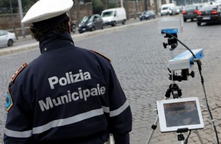 Controlli della Polizia Municipale, con telelaser ed autovelox, nel mese di agosto