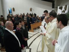 Cerimonia di benedizione dello spadino per l’allievo ufficiale dell’Arma dei Carabinieri Sandra Burgio
