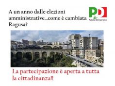 “Ad un anno dalle elezioni amministrative … come è cambiata Ragusa ?”