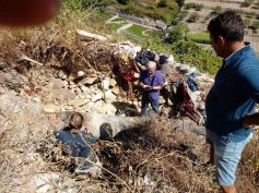 Conduttura idrica riparata e già in esercizio