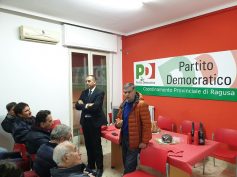 Incontro per gli auguri di Natale nella sede del Partito Democratico, a Ragusa