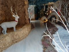 La “Fabbrica di Babbo Natale”, in via Roma, meta di tanti bambini