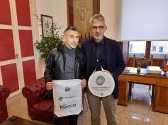 Il selezionatore della Nazionale Italiana di palla tamburello ricevuto al Comune dal sindaco Peppe Cassì