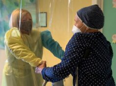 La ‘tenda degli abbracci’  all’Hospice dell’ospedale Maria Paternò Arezzo