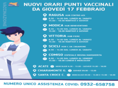 Nuovi orari negli HUB e Centri vaccinali aziendali a partire dal 17 febbraio 2022