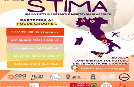 Inizia venerdì 8 aprile il progetto S.T.I.M.A sulle politiche giovanili
