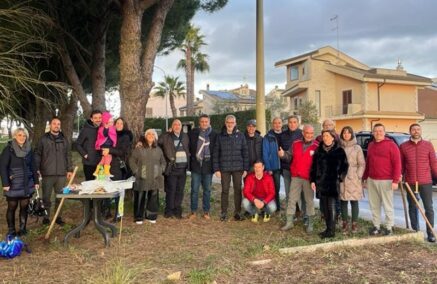 Piantati circa 50 alberi nel parco Falcone-Borsellino