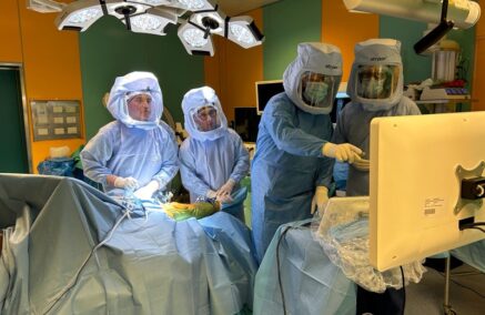 Chirurgia protesica del ginocchio al ‘Giovanni Paolo II’, un robot in dotazione all’Unità di Ortopedia