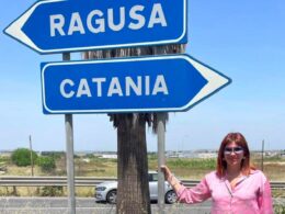 Stefania Campo si accorge dell’estrema lentezza dei lavori per la Ragusa-Catania
