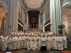 Benedetti gli oli santi e rinnovate le promesse sacerdotali nella messa del Crisma