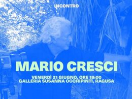 Mario Cresci in Galleria per presentare la Residenza d’Artista del Ragusa Foto Festival dedicata alla Collezione “Cesare e Doris Zipelli”