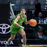 Ilaria Milazzo si distingue anche nel saluto al basket agonistico