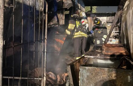 Distrutto da un incendio il ristorante Bon alla zona industriale di Ragusa