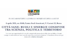 L’assessore Giovanni Iacono relatore, a Roma, all’evento di Città sane, in occasione della Giornata Mondiale della Salute