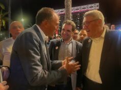 L’on.le Nello Dipasquale e il segretario PD Schininà, a Modica per incontrare Maurizio Landini