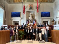 Proposta di legge sulle quote generazionali presentata alle forze politiche, in Campidoglio, a Roma, dal consigliere Federico Bennardo