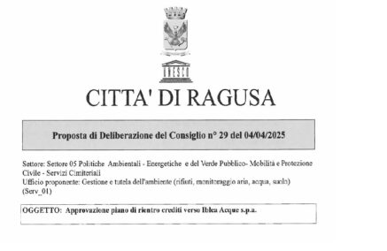 Totale emergenza per il Piano di rientro di Iblea Acque, Commissione aggiornata per la natura dei rilievi sollevati per i quali anche i commissari di maggioranza hanno avuto poco da dire, se non addirittura condividere alcune posizioni