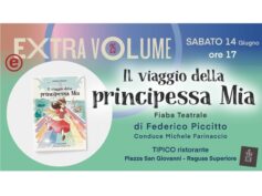 Sabato la presentazione de “Il viaggio della principessa Mia”