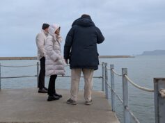 Il commissario Tardino in sopralluogo nel porto di Palermo per verificare gli effetti del Ciclone Harry
