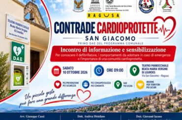 “Contrade Cardioprotette”: sabato 10 ottobre a San Giacomo un incontro dedicato alla prevenzione e alla sicurezza